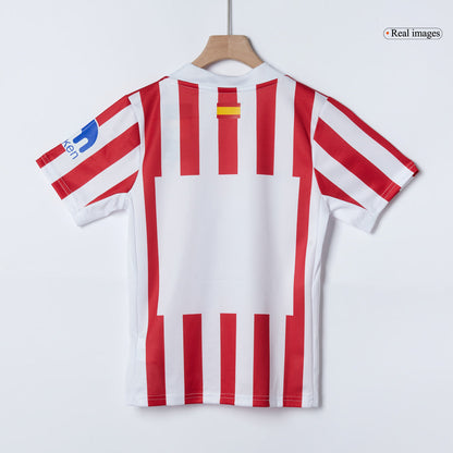 Atlético Domicile Maillot Kit 2025/26 Junior Red&White
