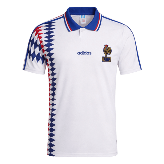 Retro Frankrijk Uitshirt 1994 Wit