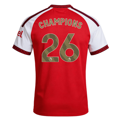 CHAMPIONS #26 Arsenal Thuisshirt 2026/27 Rood