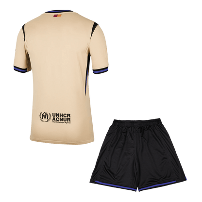 Barcelone Extérieur Maillot Kit 2025/26 Jaune&Noir