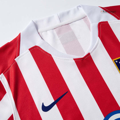 SØRLOTH #9 Atlético Thuisshirt 2025/26 Rood & Wit
