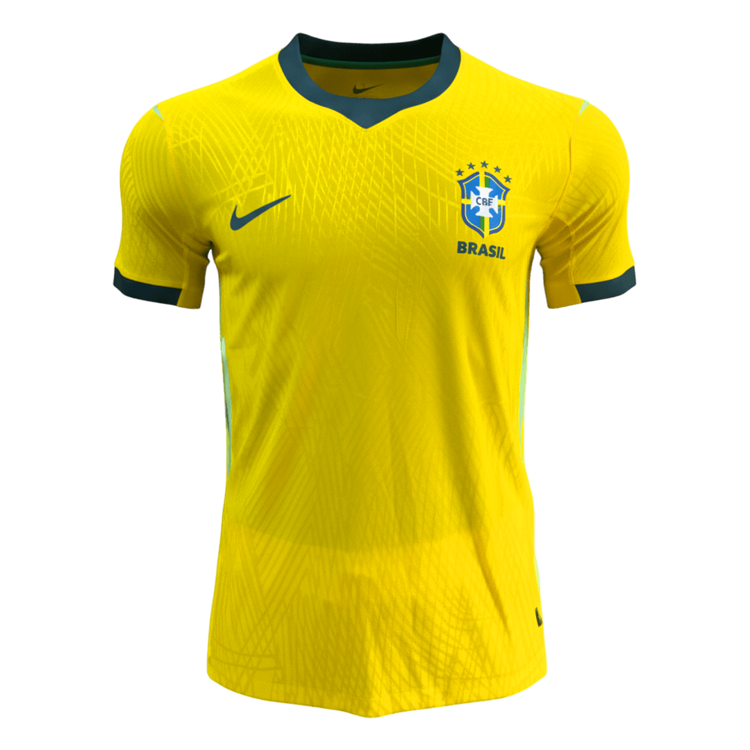 Brésil Domicile Maillot Coupe du Monde 2026 Jaune Joueur Grande Taille