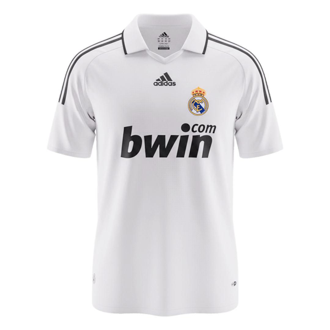 Retro Real Madrid Domicile Maillot 2008/09 Blanc