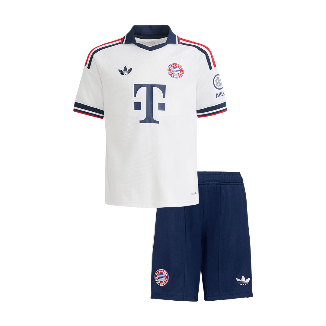 Munich Extérieur Maillot Kit 2026/27 Enfant Blanc