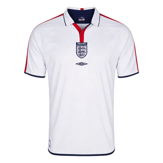 Retro Engeland Thuisshirt 2004 Wit