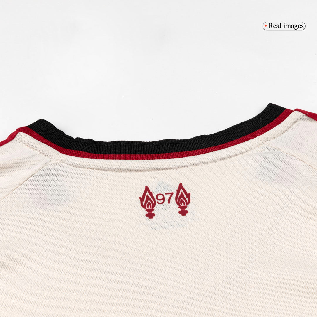 LFC Extérieur Maillot Manches Longues 2025/26 Blanc