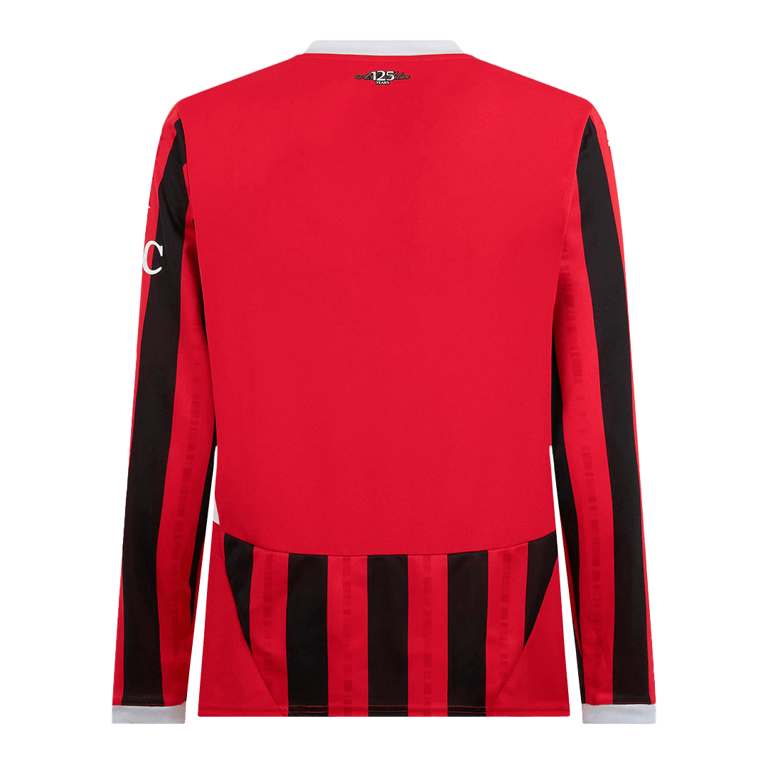 Milan AC Domicile Maillot Manches Longues 2024/25
