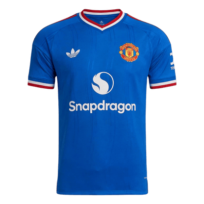 B. FERNANDES #8 Manchester United Extérieur Maillot 2026/27 Bleu Joueur