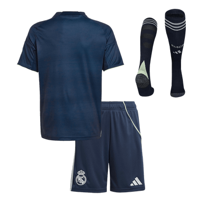 Real Madrid Extérieur Maillot Kit 2025/26 Enfant Bleu marine