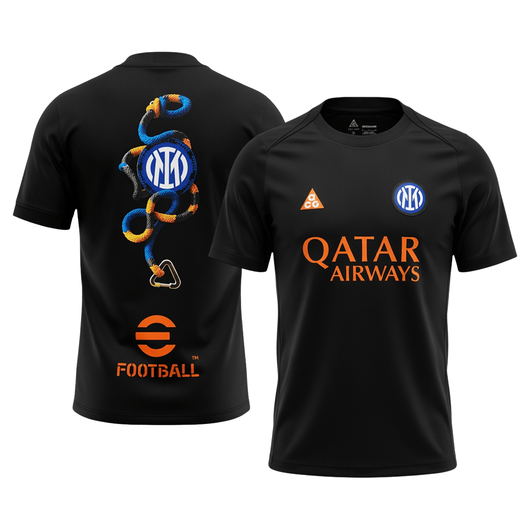 Inter Milan Pre-Match Shirt 2025/26 Zwart