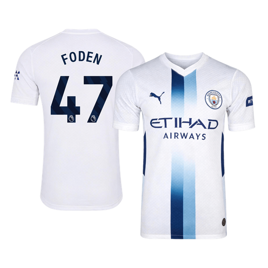 FODEN #47 Manchester City Third Maillot 2026/27 Blanc