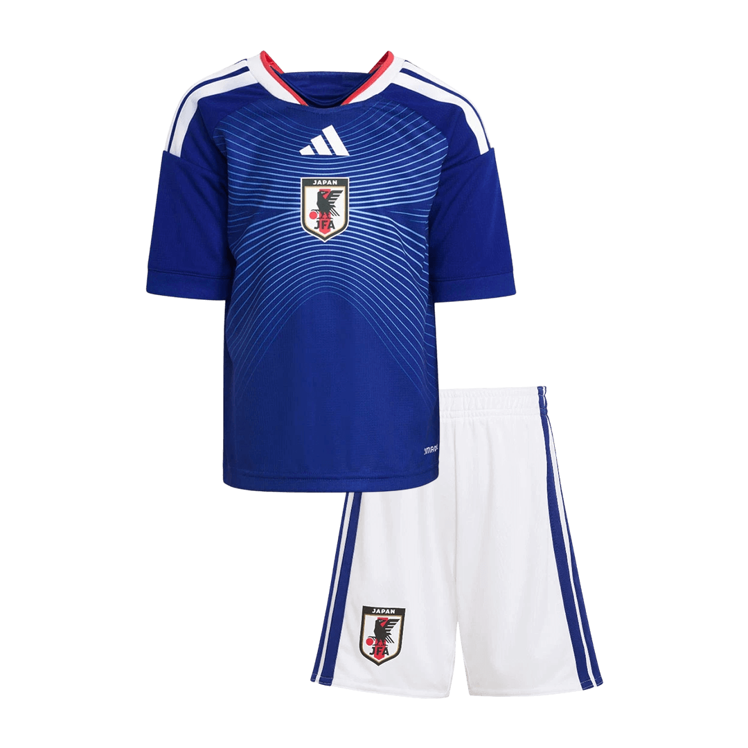 Japon Domicile Maillot Kit Coupe du Monde 2026 Enfant Bleu marine