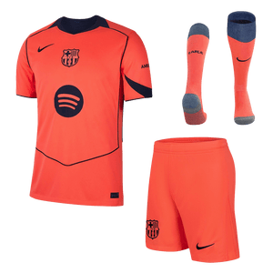 Barcelone Third Maillot Kit 2025/26 Orange