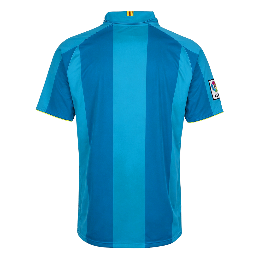 Retro Barcelona Uitshirt 2007/08 Blauw
