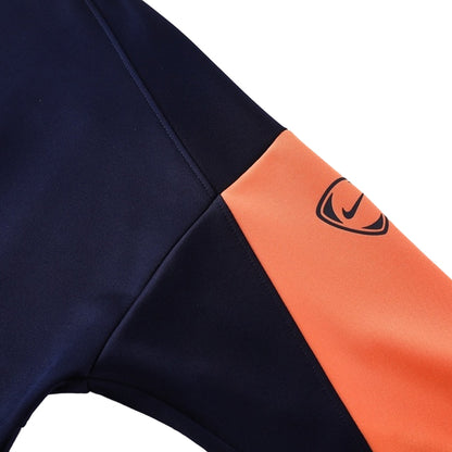 Barcelone Veste de Football 2025/26 Navy&Orange