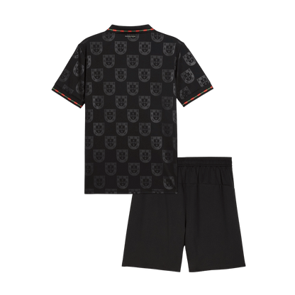 Portugal Maillot Kit Coupe du Monde 2026 Enfant Noir