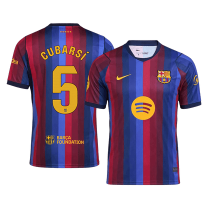 CUBARSÍ #5 Barcelone Domicile Maillot 2026/27 Blue&Garnet
