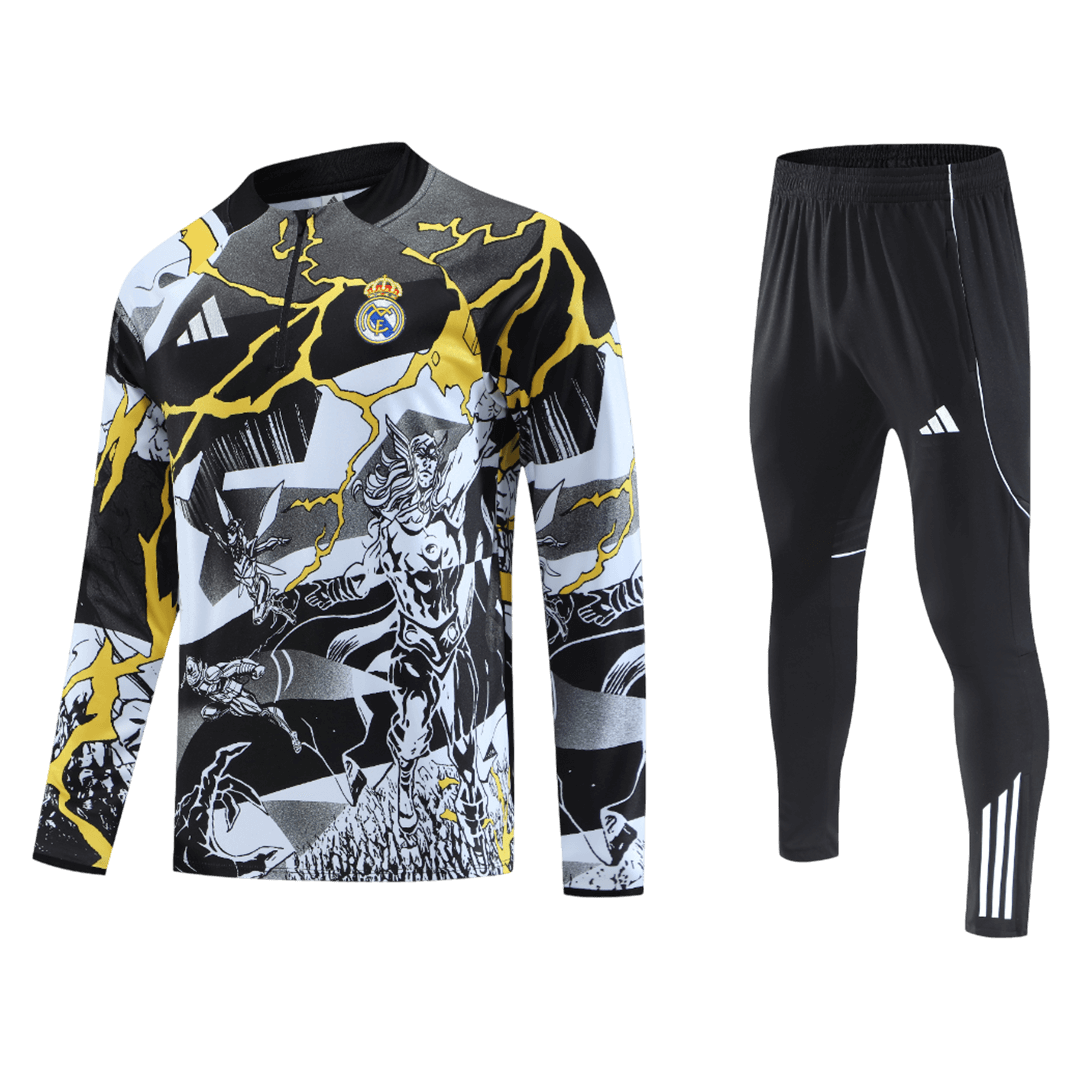 Real Madrid Sweatshirt Tenue 2025/26 Zwart