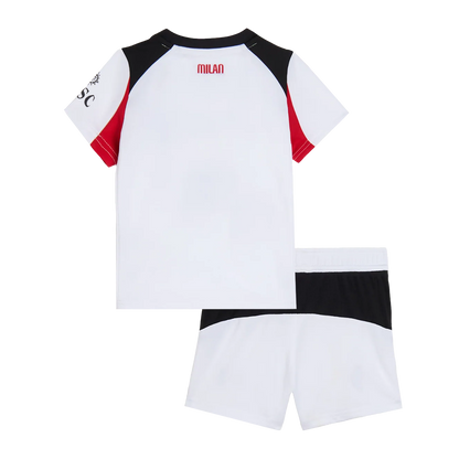 AC Milan Extérieur Maillot Kit 2025/26 Enfant Blanc