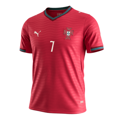RONALDO #7 Portugal Domicile Maillot Coupe du Monde 2026 Rouge