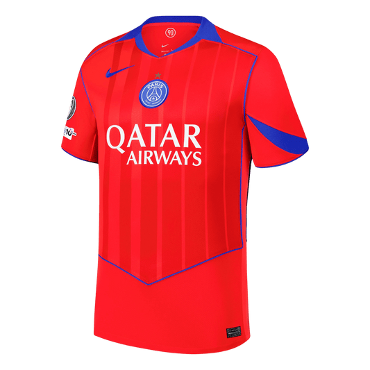 Les Paris Third Maillot 2025/26 Rouge Grande Taille