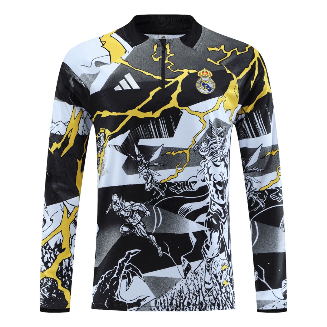 Real Madrid Sweatshirt Tenue 2025/26 Zwart