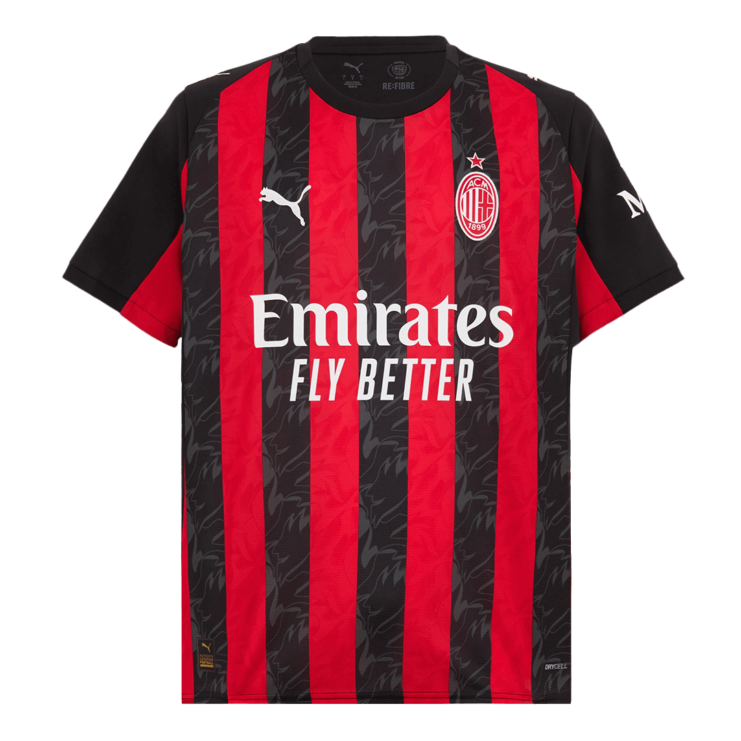 PULISIC #11 Milan AC Domicile Maillot 2025/26 Grande Taille