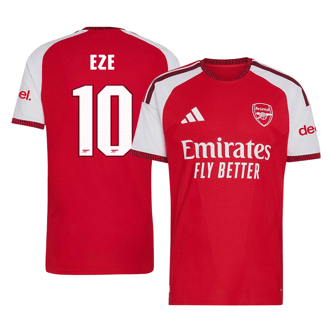 EZE #10 Arsenal Domicile Maillot 2026/27 Rouge Joueur - UCL