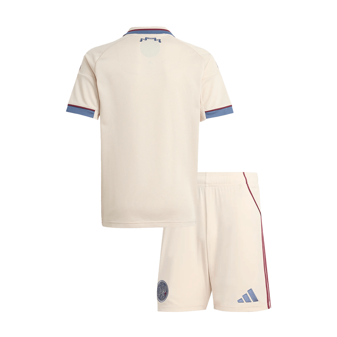Ajax Third Maillot Kit 2025/26 Enfant Blanc