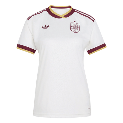 Vrouw Spanje Uitshirt - Wereldbeker 2026 Wit
