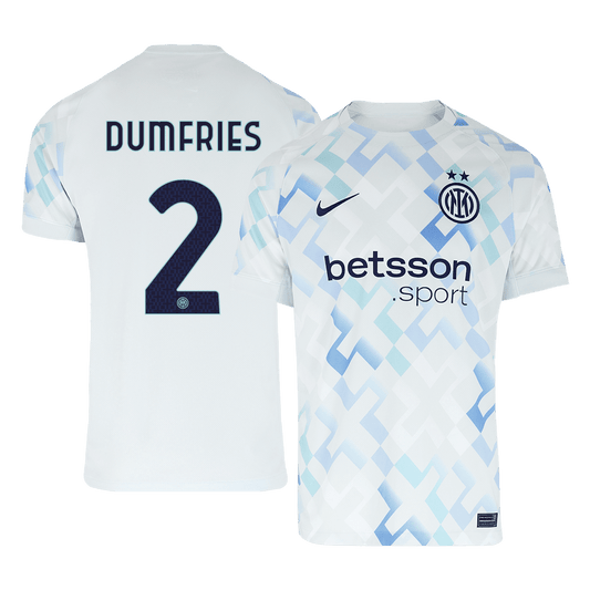 DUMFRIES #2 Inter Milan Extérieur Maillot 2025/26