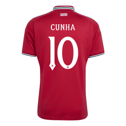 CUNHA #10 Manchester United Domicile Maillot 2026/27 Rouge - UCL