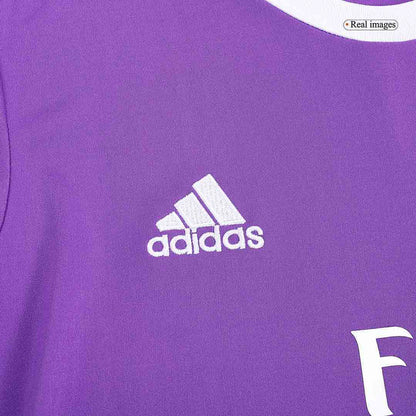 SERGIO RAMOS #4 Retro Real Madrid Extérieur Maillot Manches Longues 2016/17