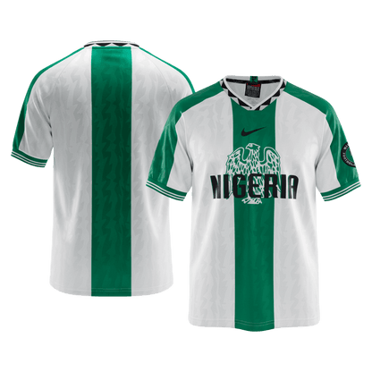Retro Nigeria Extérieur Maillot 1996 Green&White