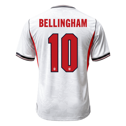BELLINGHAM #10 Engeland Thuisshirt - Wereldkampioenschap 2026 Wit Speler
