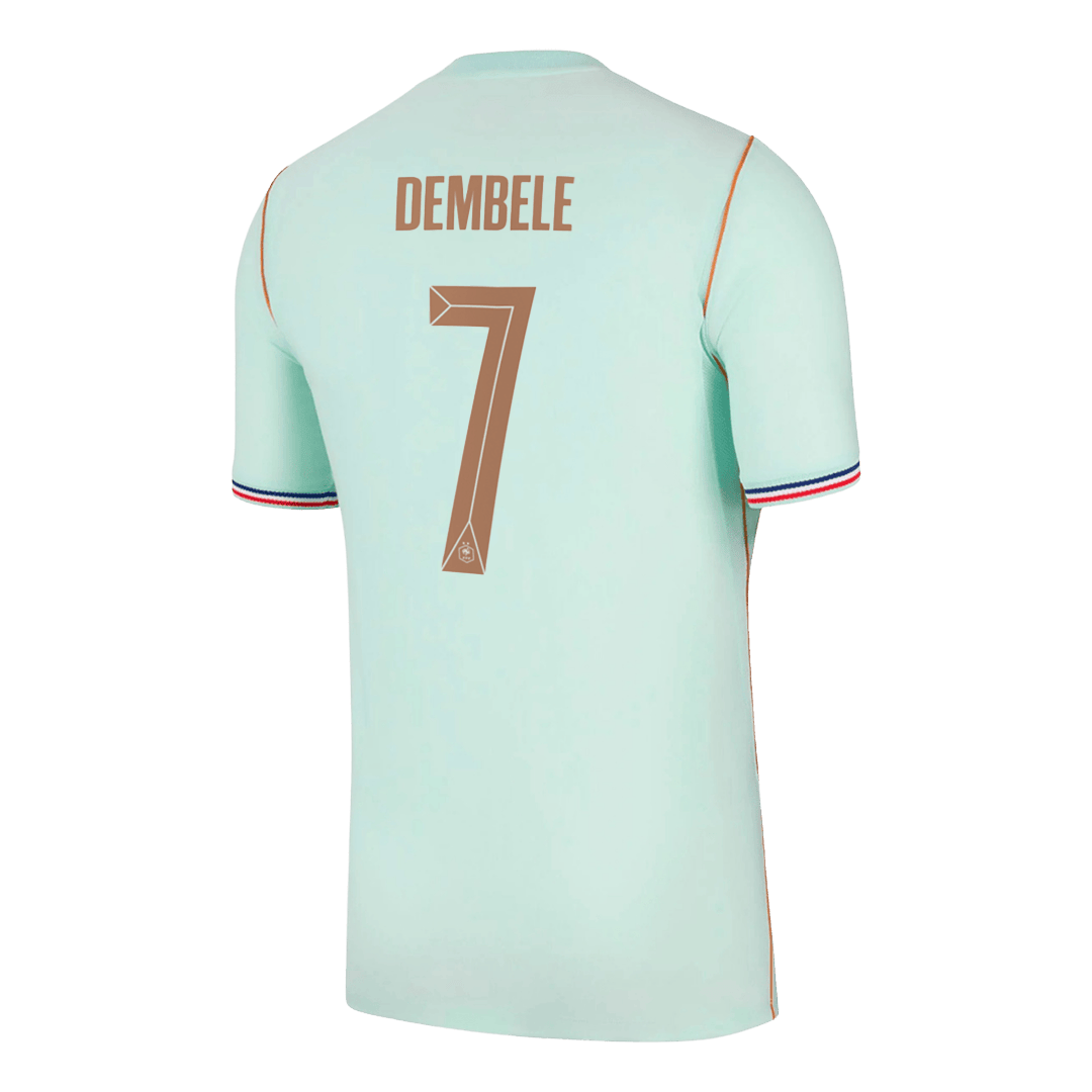 DEMBELE #7 Frankrijk Uitshirt - Wereldbeker 2026 Blauw