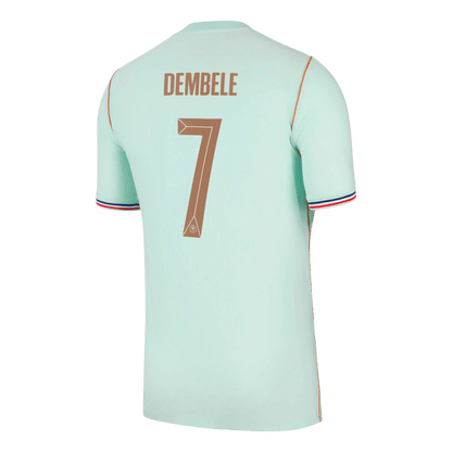 DEMBELE #7 Frankrijk Uitshirt - Wereldbeker 2026 Blauw