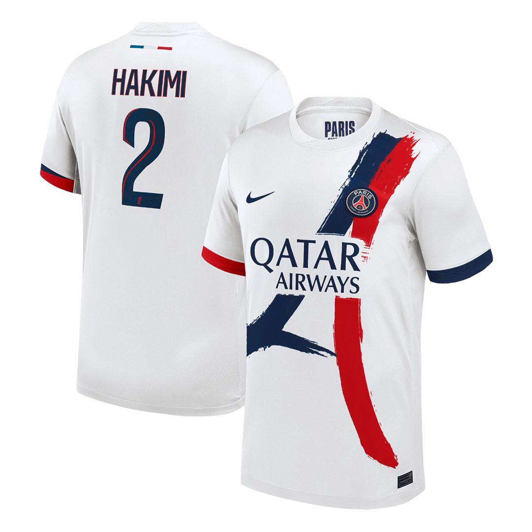 HAKIMI #2 Les Paris Extérieur Maillot 2025/26 Blanc Joueur