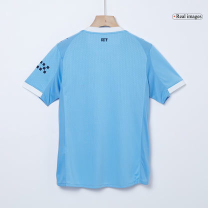 REIJNDERS #4 Manchester City Domicile Maillot 2025/26 Bleu Joueur