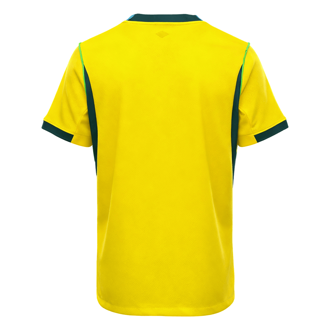 Brazilië Thuisshirt - Wereldkampioenschap 2026 Geel Grote Maten