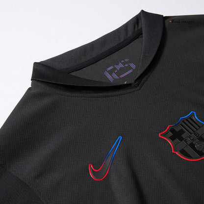 Barcelone Extérieur Maillot 2024/25 - Spotify Logo Without Text Grande Taille