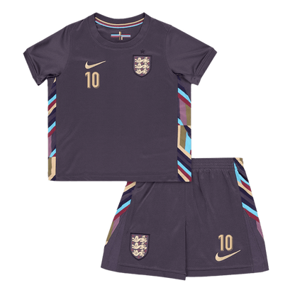 Maillot de Foot BELLINGHAM #10 Angleterre Extérieur Maillot Kit 2024 Junior
