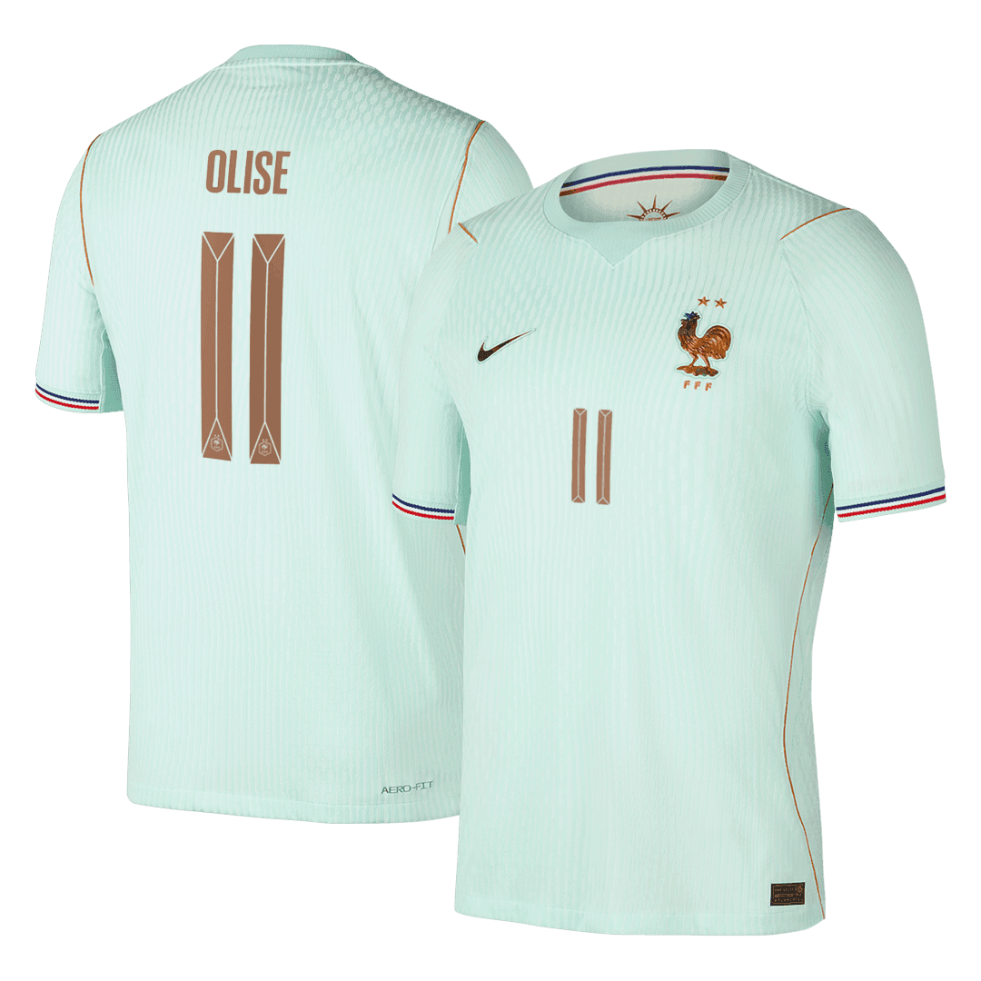 OLISE #11 Frankrijk Uitshirt - WK 2026 Groen Speler