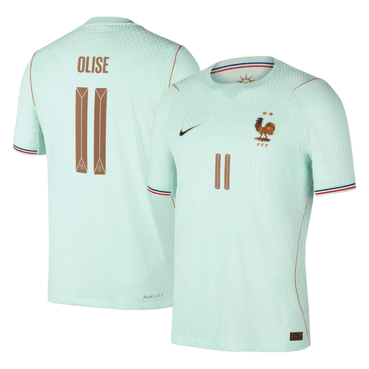 OLISE #11 Frankrijk Uitshirt - WK 2026 Groen Speler