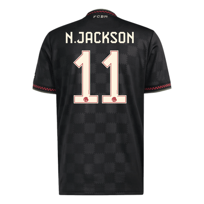 N.JACKSON #11 Munich Third Maillot 2025/26 Noir