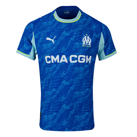 Olympique de Marseille Third Maillot 2025/26 Bleu Authentique Grande Taille