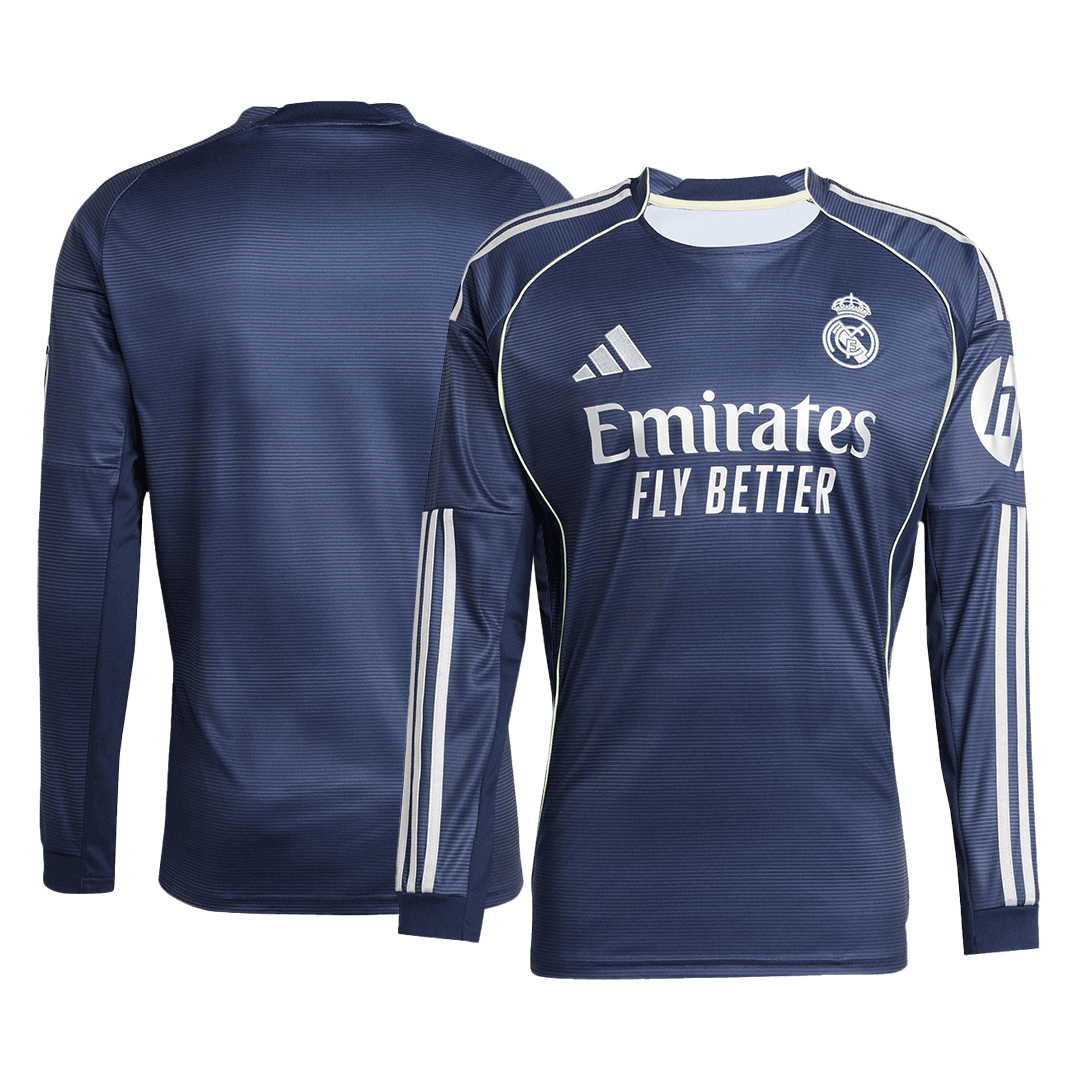 Real Madrid Extérieur Maillot Manches Longues 2025/26