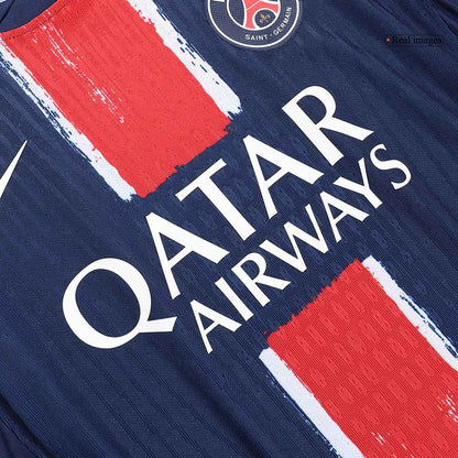 KVARATSKHELIA #7 Paris Saint-Germain Home Maillot 2024/25 Authentique - UCL
