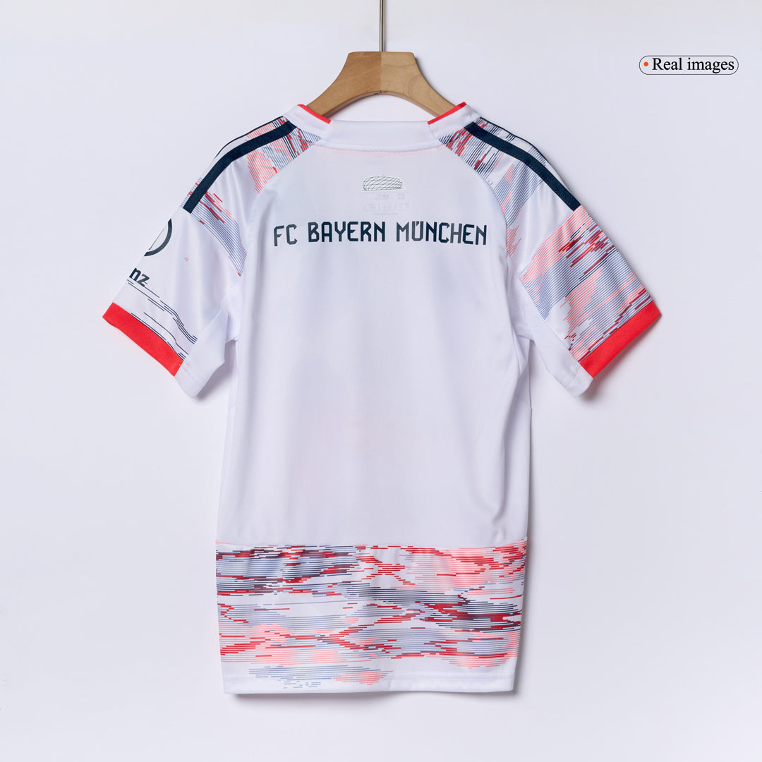 Munich Extérieur Maillot Kit 2025/26 Enfant Blanc