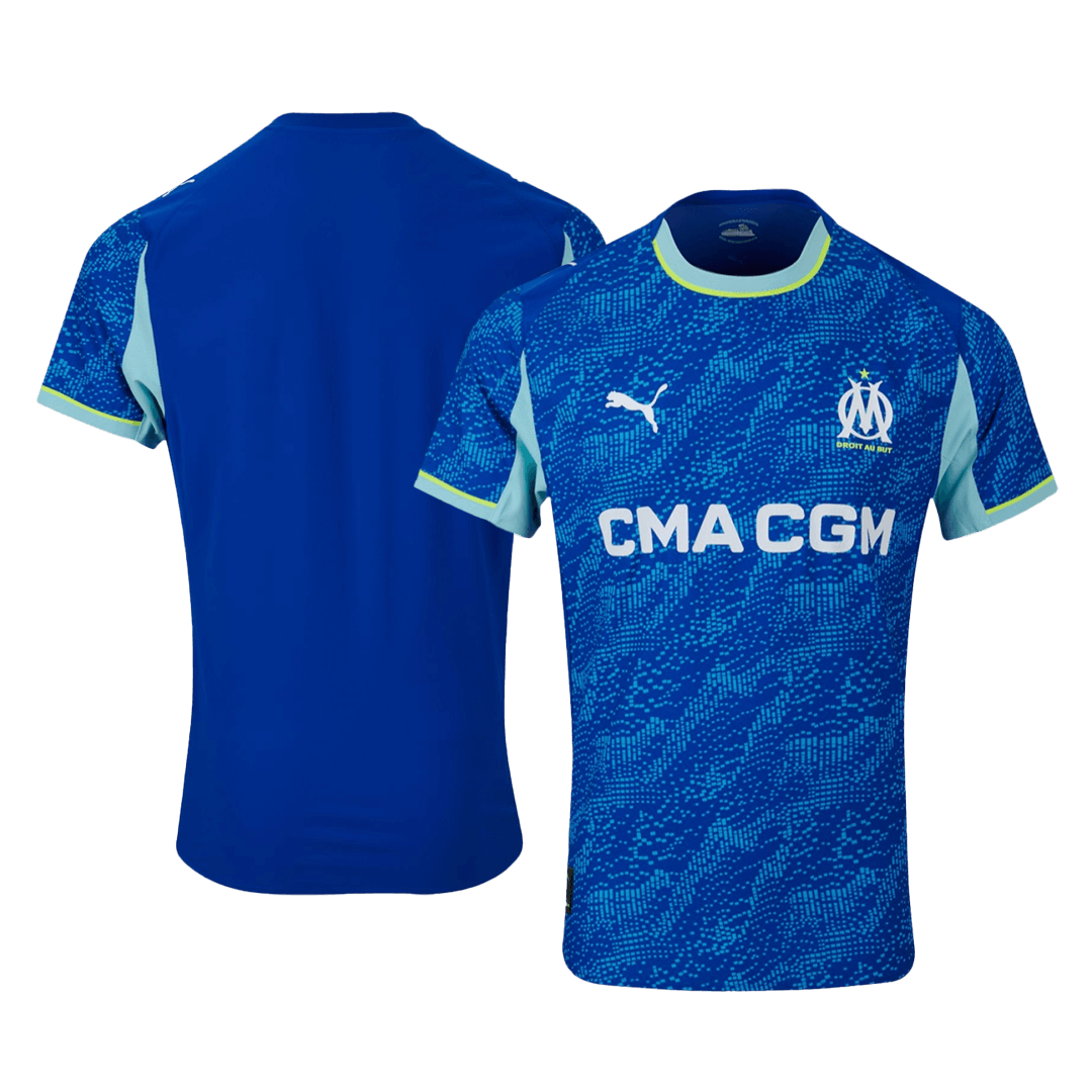 Olympique de Marseille Third Maillot 2025/26 Bleu Authentique Grande Taille